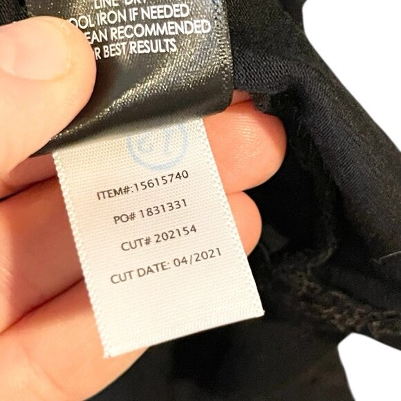 Torrid Cowl Neck Skater Dress Super Soft Knits Black Solid Stretchy Fall 2X - Picture 8 of 8